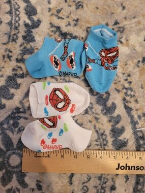 Marvel  Spider-Man Ankle Socks - Blue & White